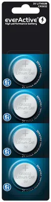 Productafbeelding van Mini everActive CR3032 lithiumbatterij - blisterverpakking met 4 stuks