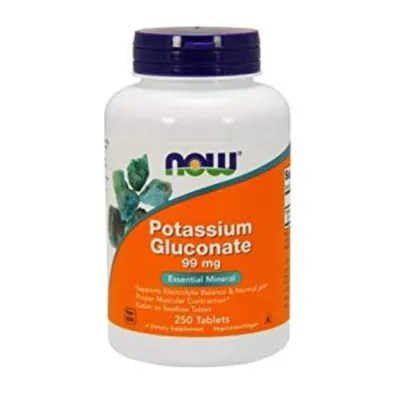 Productafbeelding van VoedingssupplementenNOW Foods Potassium Gluconate Glukonian Potasu (250 tabletten) 3844
