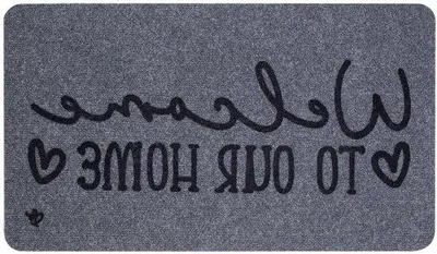 Immagine prodotto di Tappetino antiscivolo per ingressi domestici - 40 x 70 cm - Grigio