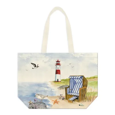Produktbild von Grätz Verlag, Shopper, Einkaufstasche, Einkaufsshopper, Tasche, Meer, Strand, Meeresbrise