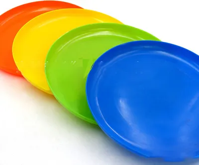 Produktbild von 8 Stück Flying Discs Flugscheibenspielzeuge für Kinder und Erwachsene, Wurfring Flying Ring Sportspielzeug für den Strand im Freien, Robustes Sportspielzeug Jungen Mädchen