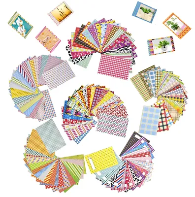 120 bunte Papierfotorahmen, 3 Zoll, selbstklebend, für Sofortbildfotos