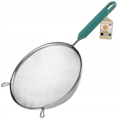Obrázek produktu pro Kadax Nerezový cedník s rukojetí na prosívání 16 cm