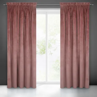 Produktbild von Vorhang RIA dunkelrosa 140x270 cm  Kräuselband