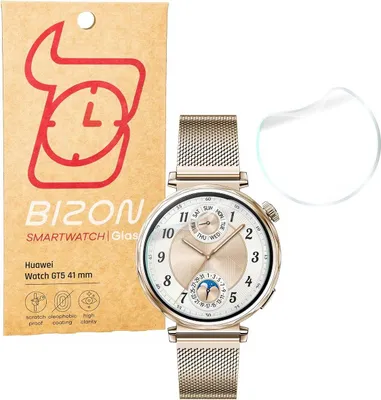 Produktbild von Bizon Glas Uhr Hydrogel Huawei Uhr GT 5 (41mm) [2 PACK]