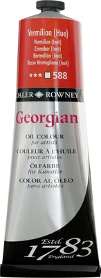 Zdjęcie produktu dla Daler Rowney Georgian Farba olejna Vermilion Hue 225 ml 1 szt.