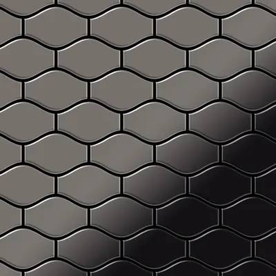 Immagine prodotto di Mosaico di titanio metallizzato ALLOY Karma-Ti-SM grigio specchio 0,86 m2