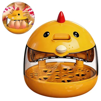 Produktbild von Mini Brutmaschine Eier Inkubator, automatische Temperatur, transparent, Küken Brüter für Zuhause, Kinder Lernspiel Geschenk