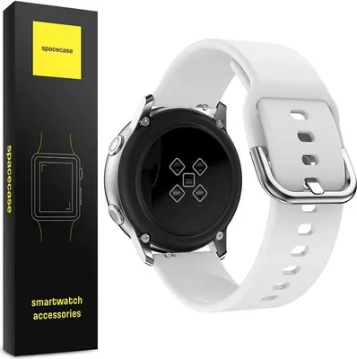 Produktbild von Spacecase Silikonarmband 20 mm weiß