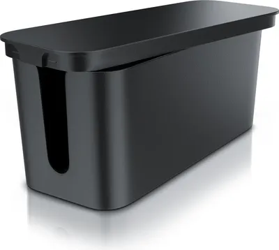 Produktbild von BEARWARE Kabelbox Kabelbox mit Gummifüßen Kabelmanagement / Kabelordner / Ladebox