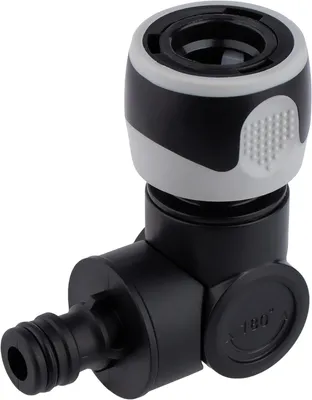 Obrázok produktu pre Kohútiková prípojka s regulačným ventilom 3/4 palca, pre záhradnú hadicu, zavlažovacie príslušenstvo