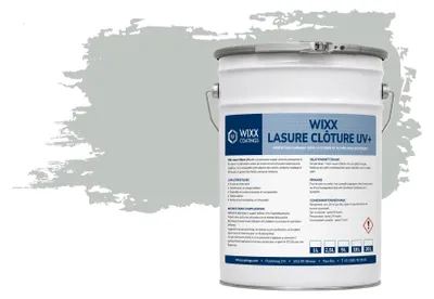 Image de Wixx Lasure Clôture UV+ - RAL 7035 | Gris clair - 1L