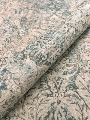 Produktbild von NEWROOM Tapete Grau Vliestapete Ornamente - Barocktapete Vintage Beige Glitzer Glitzer  Mustertapete Klassisch Prunkvoll