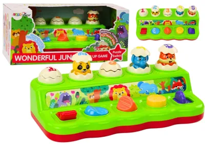 Produktbild von Pop-up-Spielzeug mit herausspringenden Tieren – Lernpanel für Kinder mit Geräuschen
