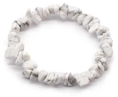 Imagen del producto de Pulsera Fragmentos de Piedras Preciosas - Jaspe blanco