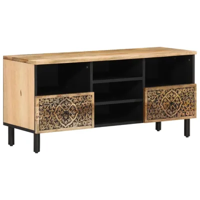 Zdjęcie produktu dla vidaXL Szafka pod TV 100x33x46 cm lite drewno mango