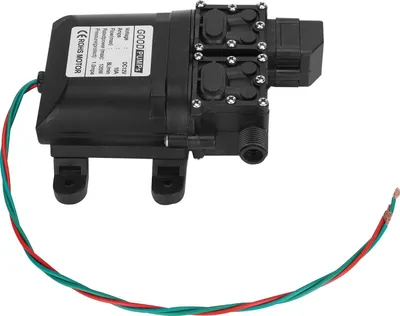 Obrázek produktu pro 12 V 120 W 8 l membránové vysokotlaké čerpadlo s vysokým průtokem, dvoužilové, s měděným konektorem