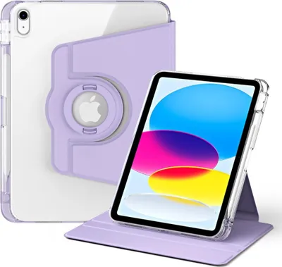 Produktbild von iPad (2025) / iPad 10.9 (2022) Hülle - 360° Rotating Folio Klapphülle mit Schlaf/Wach-Funktion - Violett