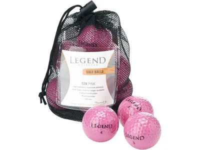 Produktbild von Legend Golf Gear 12er Netz 2-Piece Golfbälle PINK