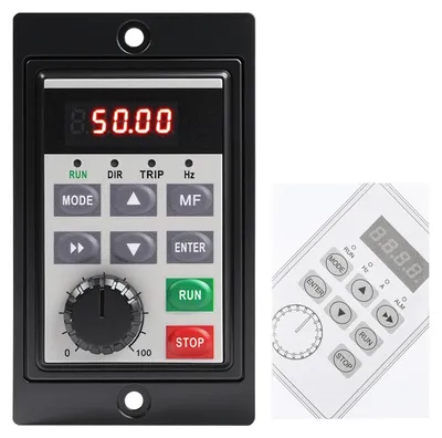 Frequenzumrichter 220 V, 0,4 kW, Vektorsteuerung, Drehzahlregler