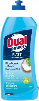 Produktbild von Bicarbonato e Menta Geschirrspülmittel 1L - Dual Power