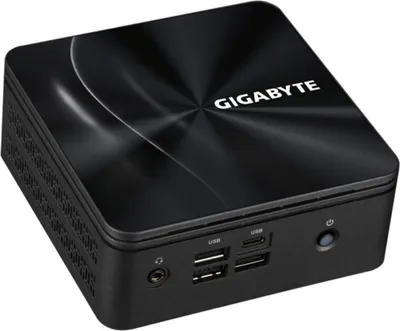 Zdjęcie produktu dla GIGABYTE GB-BRR5H-4500, UCFF, Komputer mini typu barebone, DDR4-SDRAM, M.2, PCI Express, Serial ATA III, Wi-Fi 6 (802.11ax), 90 W