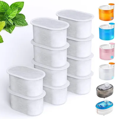 Image de Filtres de remplacement pour fontaines à eau potables, lot de 10