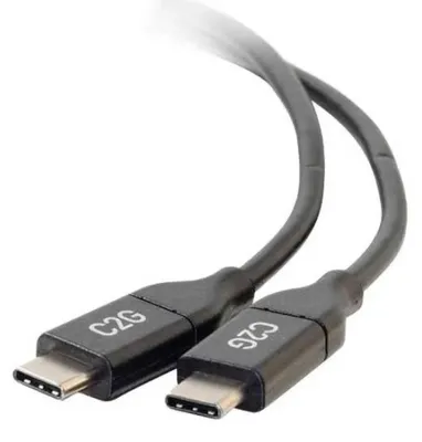 Zdjęcie produktu dla C2G 88827, 0,91 m, USB C, USB C, USB 2.0, 0,48 Gbit/s, Czarny