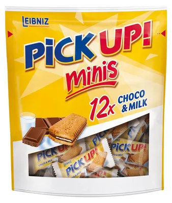 Image de PiCK UP! 40630 PiCK UP! Keksriegel "Choco & Milch minis", Beutel