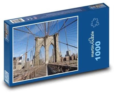 Zdjęcie produktu dla Puzzle 1000 Most Brooklyński Nowy Jork - martinpuzzle