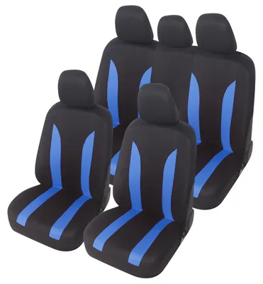 Immagine prodotto di Auto Accessori Lupex - Coprisedili universali LS09 | Colore: blu | Set per i sedili anteriori
