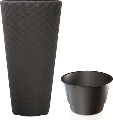 Image de Květináč MATUBA SLIM s vkladem 30 cm - antracit