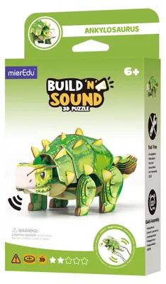 Produktbild von Mieredu 3D Puzzle Ankylosaurus - Lernspielzeug Dino für Kinder