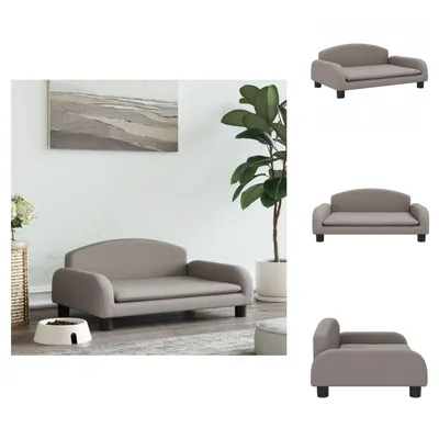 Obrázok produktu pre vidaXL Pelech pre psov taupe 70x45x30 cm látka - Pelechy pre psov