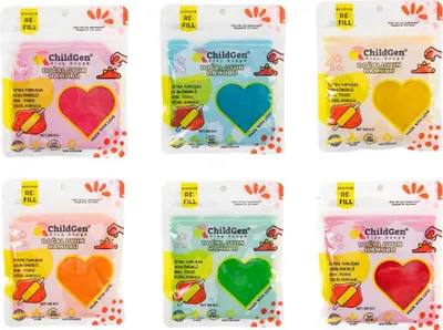 Produktbild von Natur-Knetmasse in 6 Farben – ChildGen