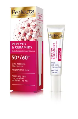 Produktbild von Perfecta Peptide & Ceramide 50+ /60+ Augencreme Starke Faltenreduzierung und Aufhellung 15ml