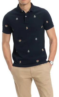 Produktbild von Tommy Hilfiger Herren Polo Shirt Crest Embroidery Slim Polo