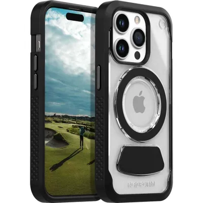 Obrázok produktu pre Ochranné puzdro pre iPhone 15 Pro, Rokform Eagle 3, priehľadné s čiernym rámom