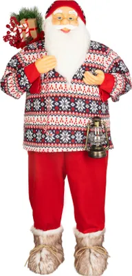 Produktbild von Dekoration MagicHome Weihnachten, Weihnachtsmann, mit Pullover, 120 cm