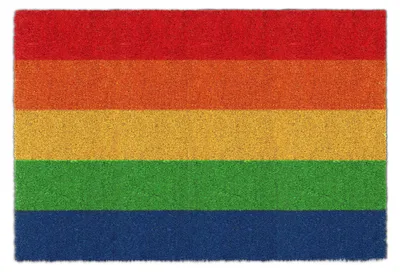 Kokos-Deurmat Regenbogen 60x40 cm Antirutsch