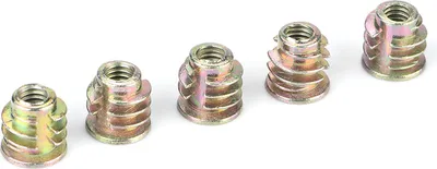 Image de 50pcs M4 M5 Zinc Alloy Inside Hex Socket Insert Nuts for Wood Furniture (M4*8)