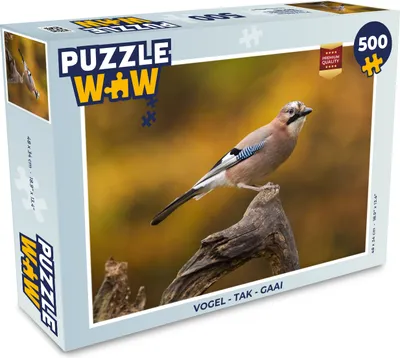 Obrázek produktu pro MuchoWow MuchoWow® Puzzle 500 ks Pták - větev - sojka