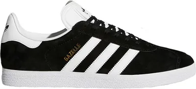 Produktbild von Adidas Gazelle Uni Vintage Neuauflage von 60er Jahre Schnürschuhen in Marine Weiß – 6,5 / Schwarz Weiß