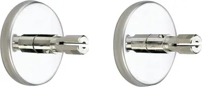 Zdjęcie produktu dla Rozety mocujące Delabie do karnisza D20mm, 2 szt