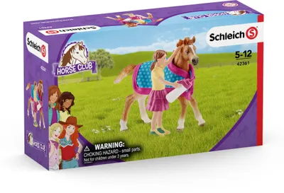 Produktbild von Schleich - Tierfiguren, Fohlen mit Decke; 42361