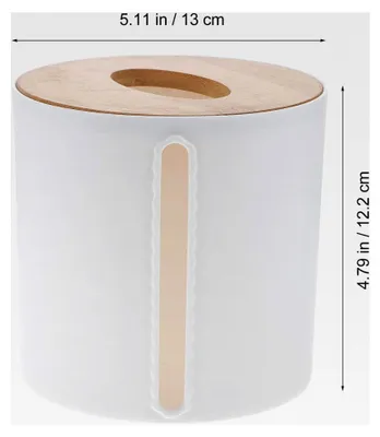 Produktbild von Toilettenpapierbox Mittlere Größe Stabile Rollenpapier Aufbewahrung Vielseitig für Bad und Schreibtisch