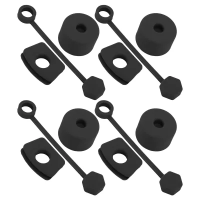 Imagen del producto de Juego de protectores de silicona para evitar derrames, juego de protectores para evitar derrames, juego de 4 protectores de silicona para evitar derrames, juego de protectores para evitar derrames para tazas, accesorios para vasos