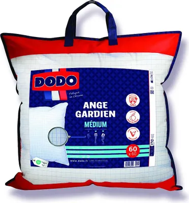 Produktbild von DODO kleines Kissen - Vollständiger Schutz gegen Hausstaubmilben - Größe: 60 × 60 cm - ANGE GARDIEN
