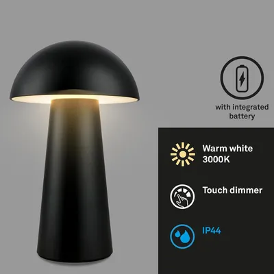 Immagine prodotto di Lampada da tavolo LED a batteria IP44 lampada da tavolo senza fili per esterni/interni dimmerabile touch