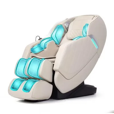 Produktbild von HEALTHRELIFE Massagesessel mit Zero-Gravity, 3D Shiatsu, Körperscan, SL-Schiene, beheizbarer (1-St), mit Relaxfunktion, Beige